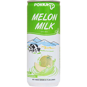 Pokka Melon Milk Drink 粒粒蜜瓜汁 240ml
