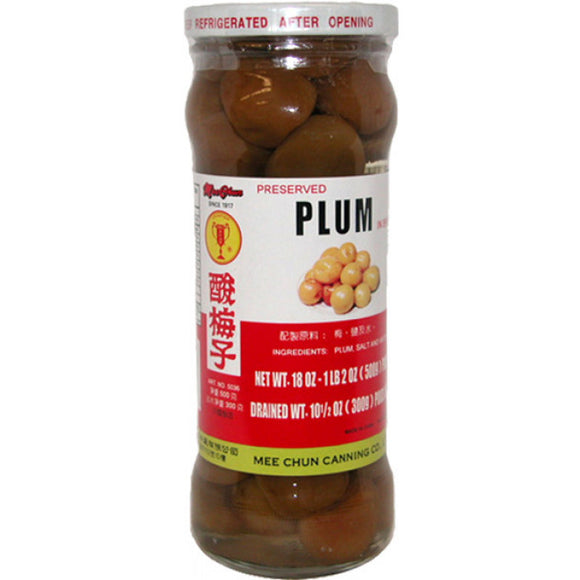 Mee Chun Preserved Plum 500g (Pot) 美珍酸梅子