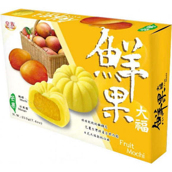 Royal Family Fruit Mochi Mango Flavour 6x35g 皇族芒果麻糬