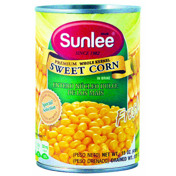 Sunlee Whole Kernel Sweet Corn 410g 粟米粒