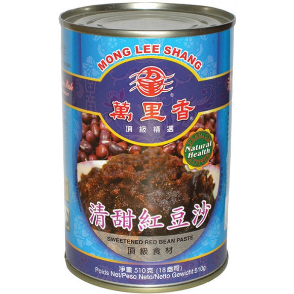 Mong Lee Shang Sweetened Red Bean Paste 510g