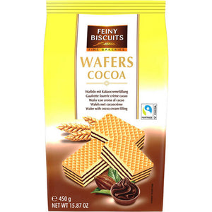 Feiny Biscuits Wafels Met Cacaocreme 450g / 巧克力夹心华夫饼 450g